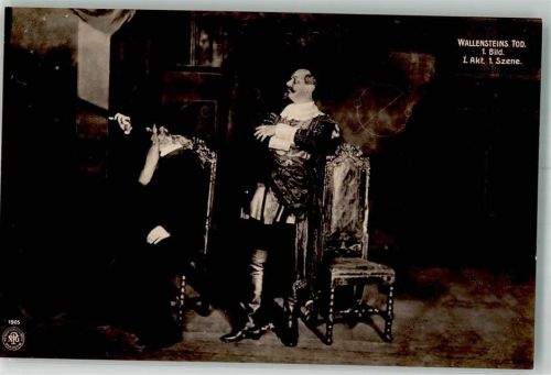 Wallensteins Tod 1. Bild 1. Akt 1. Szene Theaterszene Verlag NPG 1905