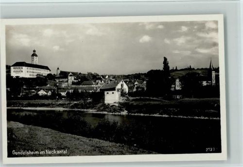 Gundelsheim Blick nach Gundelsheim