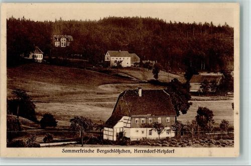 09600 O9201 Hetzdorf b Freiberg, Sachs - Sommerfrische Bergschlößchen