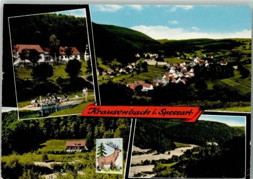 Krausenbach Gesamtansicht Ortsansichten 4-Bildaufnahme