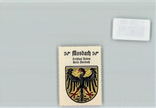 Mosbach Vignette Wappen Kaffee Hag ca 1920-1940
