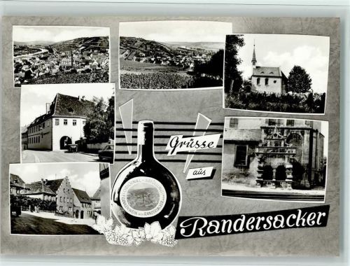 Randersacker Ortsansichten Mehrfachaufnahme