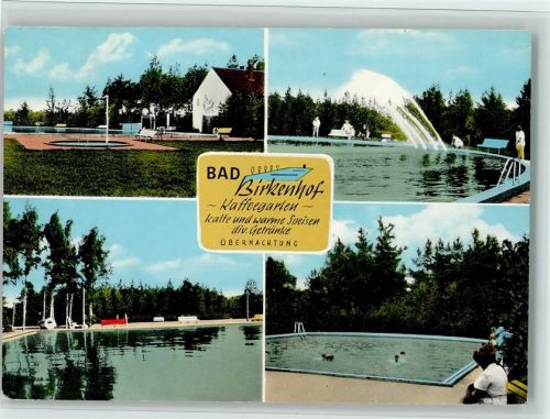 Grußendorf Bad Birkenhof Kaffeegarten Freibad