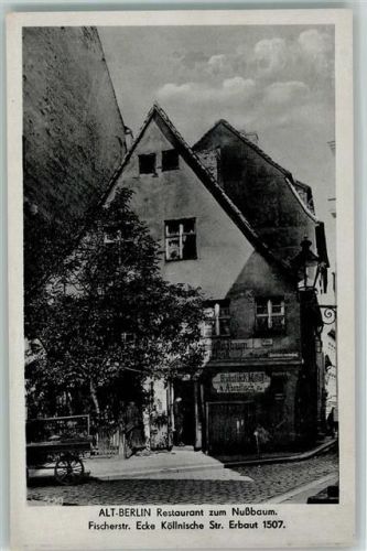Treptow Alt-Berlin Restaurant zum Nußbaum
