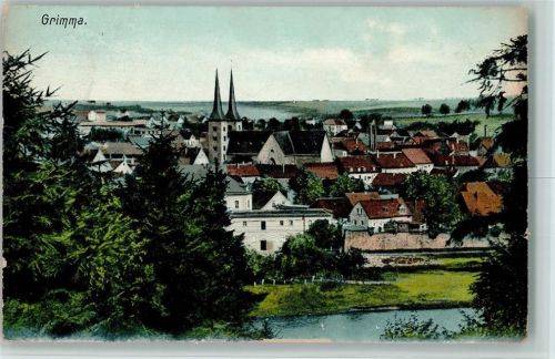 Grimma 1909 Gesamtansicht