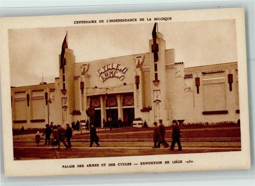 Palais des Armes et des Cycles 1930, offiz. AK