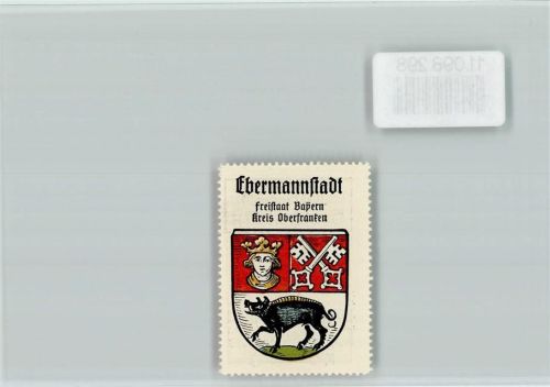 Ebermannstadt Vignette Wappen Kaffee Hag ca 1920-1940