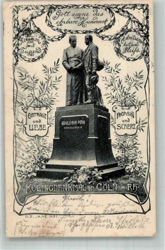 Köln Altstadt-Nord 103 1903 Kolpingdenkmal