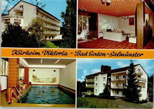 Salmünster Kurheim viktoria Innenaufnahmen Sitzgruppe Schwimmbad 4-Bildaufnahme