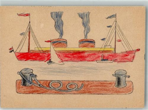 1936 handgemalt Schiff