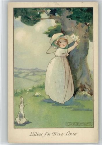 sign Agnes Richardson - Kinderpoesie - Herz im Baumstamm -