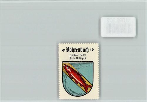 Vöhrenbach Vignette Wappen Kaffee Hag ca 1920-1940