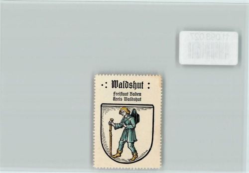 Waldshut Vignette Wappen Kaffee Hag ca 1920-1940