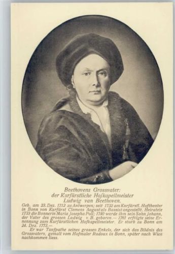 Großvater der Kurfürstliche Hofkapellmeister