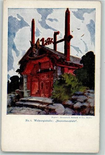 1900 No 1 Walpurgishalle Hexentanzplatz