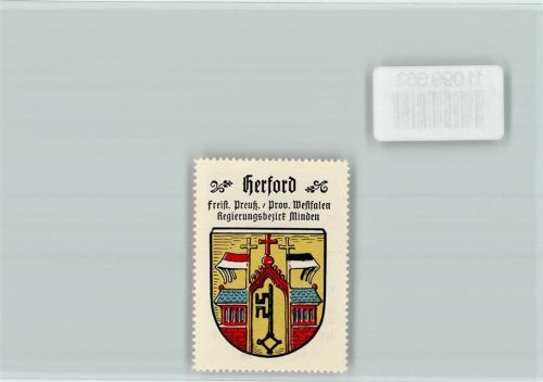 Herford Vignette Wappen Kaffee Hag ca 1920-1940