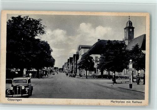 Göppingen Marktplatz mit Rathaus