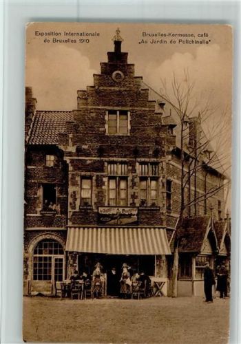 Exposition 1910 - Kermesse, Cafe AK