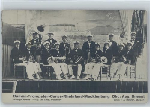 Damen-Trompeter-Corps Rheinland-Mecklenburg Dir. Aug. Breest