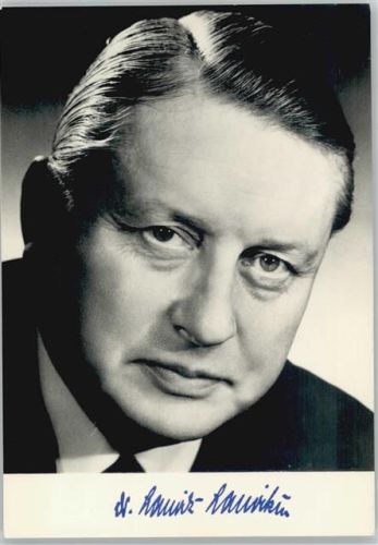 Dr. Lauritz Lauritzen MdB Foto AK