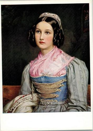 Helene Sedlmayer - Gemälde von Stieler - Schönheiten Galerie König Ludwig I