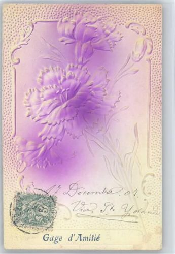 Relief-Druck - Gage d `Amitie