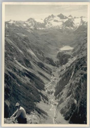Silvretta-Straße unterer Stausee Piz Buin