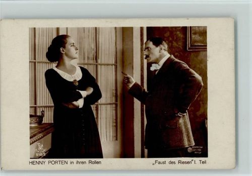 Henny Porten Faust des Riesen Verlag Ross