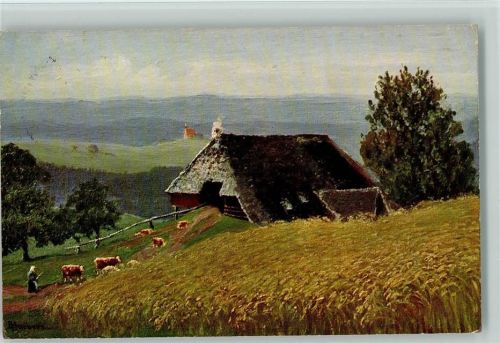 Serie I Nr. 7 Künstlerpostkarten aus dem Schwarzwald