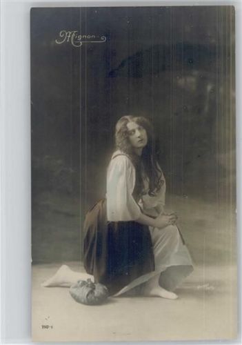 Serie 710-1 - Foto ca 1908 AK Mignon