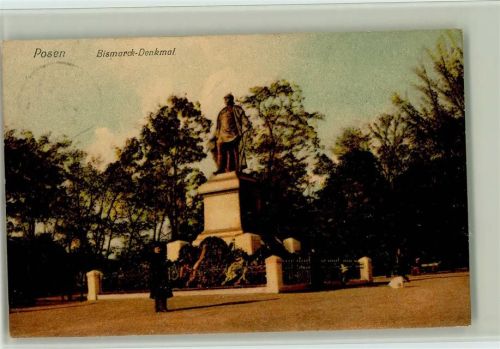 1907 Posen - Bismarck Denkmal