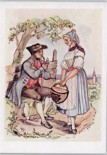 sign Eggert - Schwaben Donaugegend um 1830 -