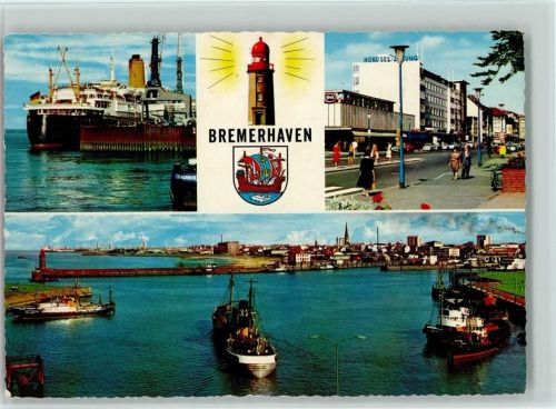 Bremerhaven Hafen - Wappen, Leuchtturm
