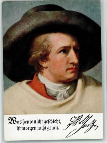 1939 Deutsche Goethe - Männer - Deutsche Worte - Verlag Allianz Versicherung