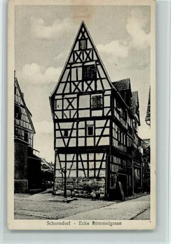 Schorndorf Ecke Römmelgasse Fachwerkhaus