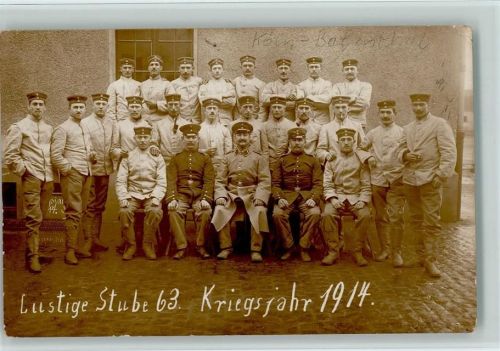 Köln Stadt 1914 Soldaten Lustige Stube 63