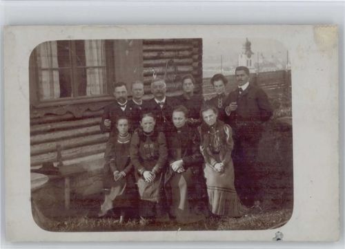 Familien Generationen Foto AK