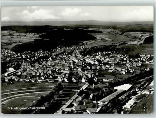 Bräunlingen Luftaufnahme Ortsansicht