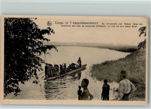 Leopoldmeerdistrict De missionaris van Bokoro vangt een missiereis aan naar de verspeide christenen