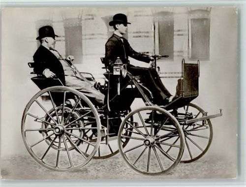 ca 1886 Daimler Motorkutsche , schöne Aufnahme