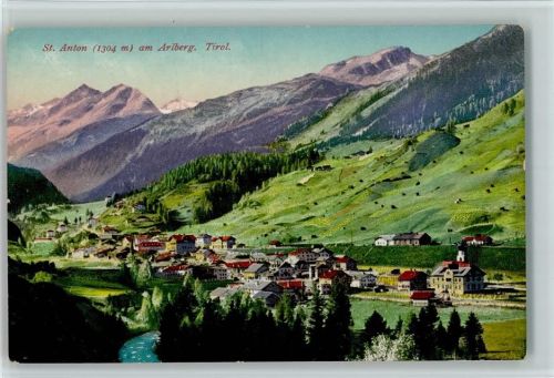 St. Anton Gesamtansicht Photochromiekarte Nr. 10693