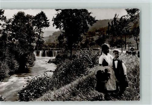GMT Serie 426 G 118 Ce - Kinder in Renchtal am Wasserfall Foto ca 1936 AK