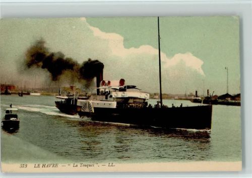 Nr. 573 - Le Havre - Dampfer La Touques - Raddampfer