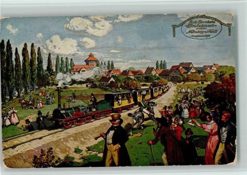 Erste Eisenbahn Nürnberg-Fürth