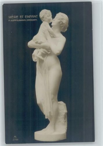 1912 Doppelmann - Mere et Enfant - Foto AK