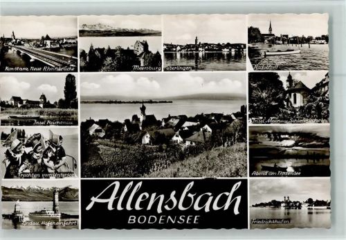 Allensbach Neue Rheinbrücke Konstanz Insel Reichenau Trachten vom Untersee Lindau Hafeneinfahrt Meersburg Überlingen Radolfzell Insel Mainau Schloßkirche Abenstimmung am Bodensee Friedrichshafen