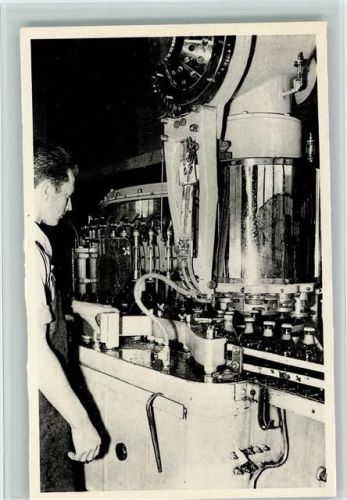 Nr. 8 Belgien - Fabrik Bierherstellung, Flaschenabfüllmaschine - Technik ca 1960 AK