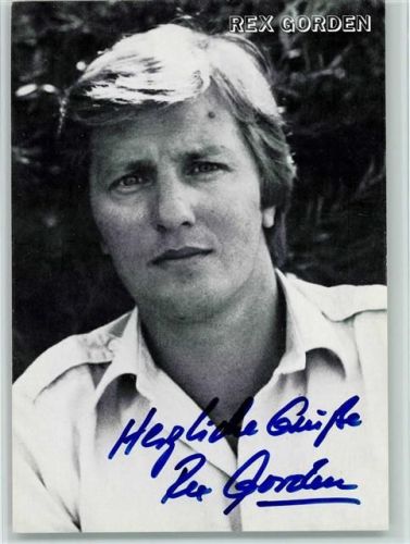 Rex Gorden Original Autogramm