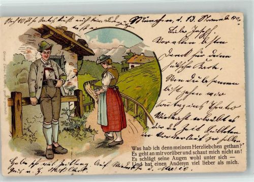 1900 Was hab ich denn mein Herzliebchen getan? Liebe Poesie