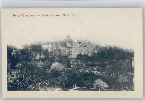 51427 W5060 Bergisch Gladbach - Vereins-Lazarett Maria Hilf Feldpost Vereins-Lazarett
